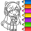 Gacha coloring draw pages book APK