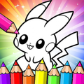 Poke Draw Coloring Pages Book