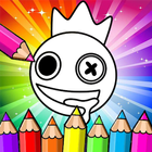 Rainbow Monsters Coloring icono