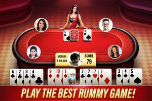 Rummy with Sunny Leone: भारतीय रम्मी फ्री ताश खेल पोस्टर