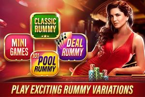 Rummy with Sunny Leone: भारतीय रम्मी फ्री ताश खेल स्क्रीनशॉट 1