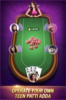 Teen Patti Adda: Online 3 Patti Indian Poker Poster