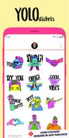 YOLO! Stickers Ekran Görüntüsü 1