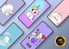 پوستر Cute Kawaii Wallpaper HD 4K