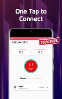 SAKURA VPN - Online VPN Proxy ảnh chụp màn hình 1