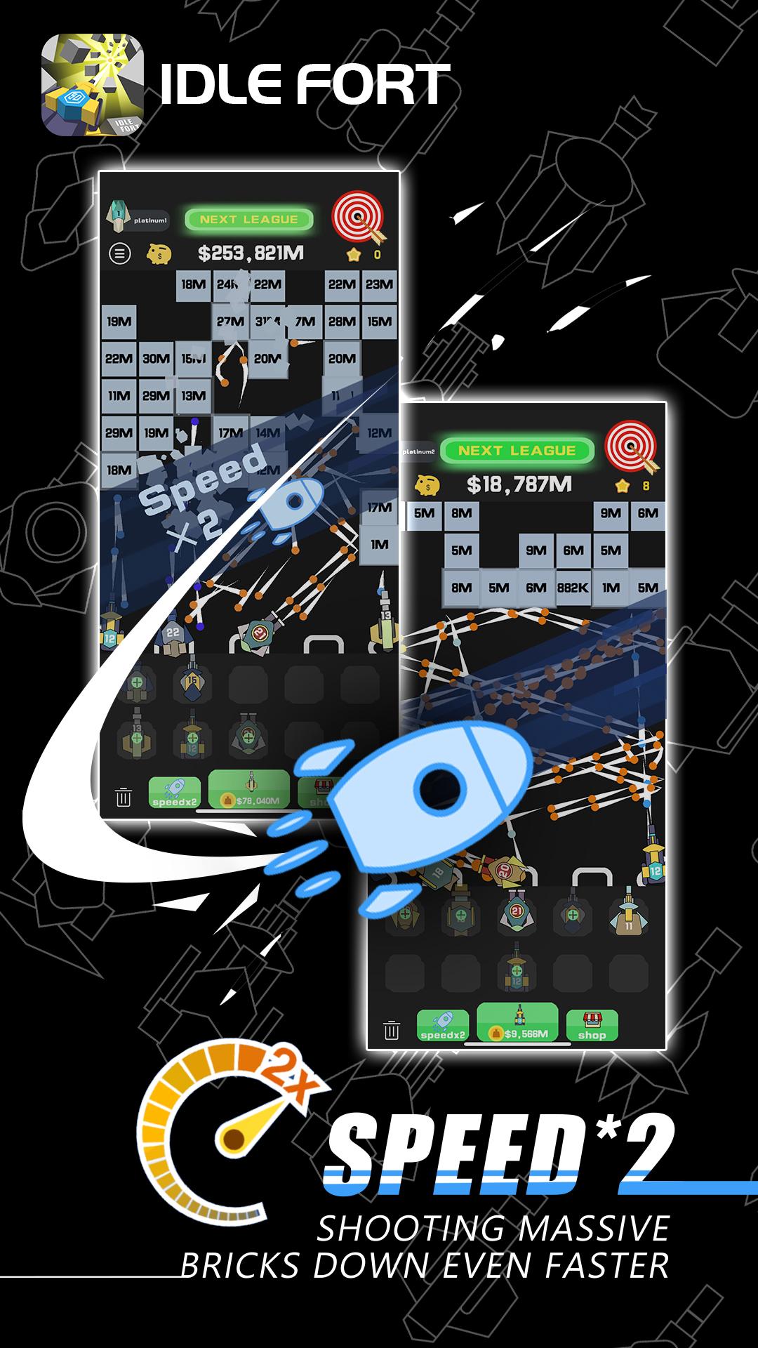 Idle Fort - brick breaker shooting merge game APK 1.0.4 ...