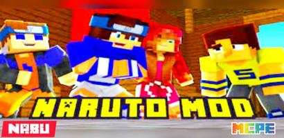 Naruto Mod For Minecraft PE الملصق