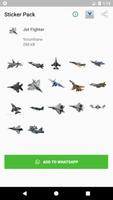 WAStickerApps - Jet Fighter Stickers Affiche