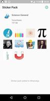 WA Sticker App - Science Ekran Görüntüsü 1