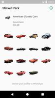 Sticker American Classic Cars poster