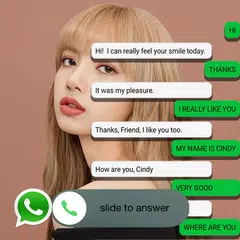 Lisa BlackPink : Chat falso -