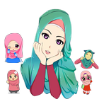 Sticker Pribadi WA : Hijab Muslimah biểu tượng