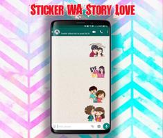 Story Love Sticker WA capture d'écran 2