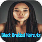 Black Girl Braids Hairstyle icône