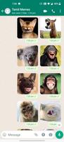 Animals Laughing Stickers تصوير الشاشة 3