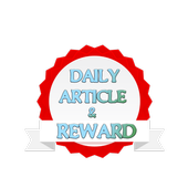Daily artical and rewards icon