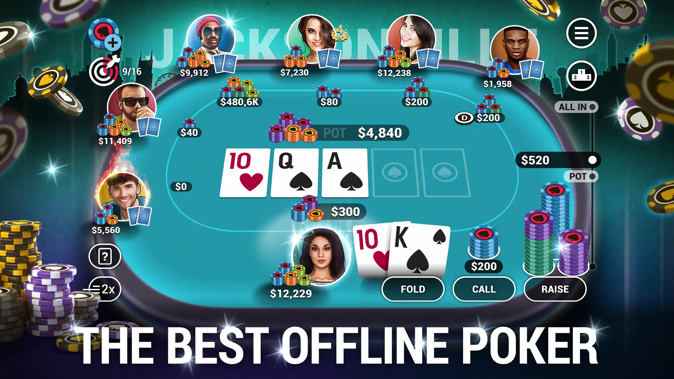 Poker off-line: jogue sem precisar de internet