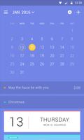PandaCal calendar weather الملصق