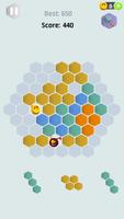 hexa block puzzle -three modes الملصق