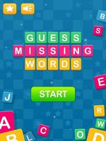 Guess Missing Word الملصق