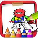 ninja coloring  leggo turtle and toys APK