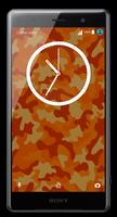 Orange Camo Theme for Xperia™ تصوير الشاشة 1