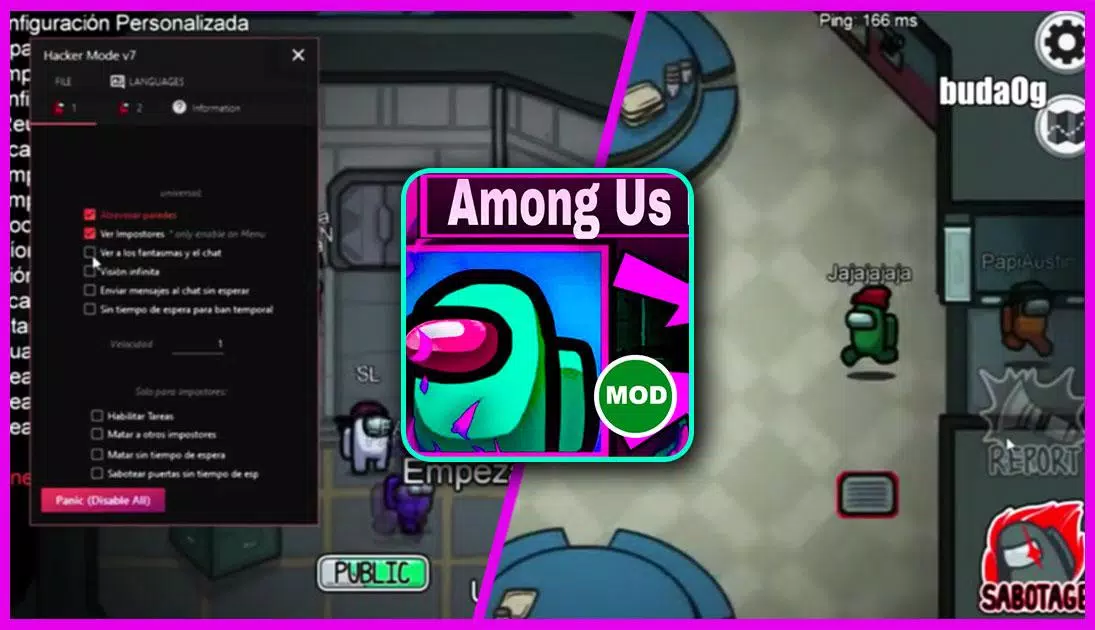 Download Among Us Mod Menu android on PC