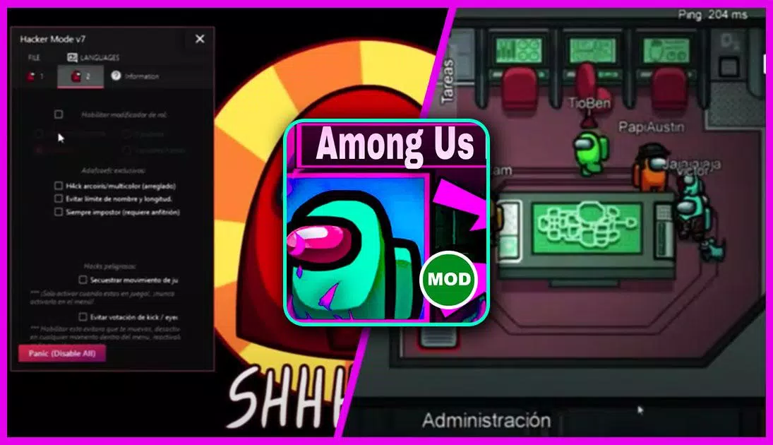 How To Get MOD MENU In Among Us Online! *Tutorial* (PC & Mobile Among Us  Mod) 