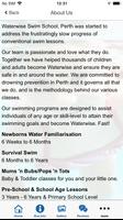 Waterwise Swim School Perth Ap स्क्रीनशॉट 3