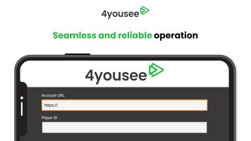 4yousee Digital Signage الملصق