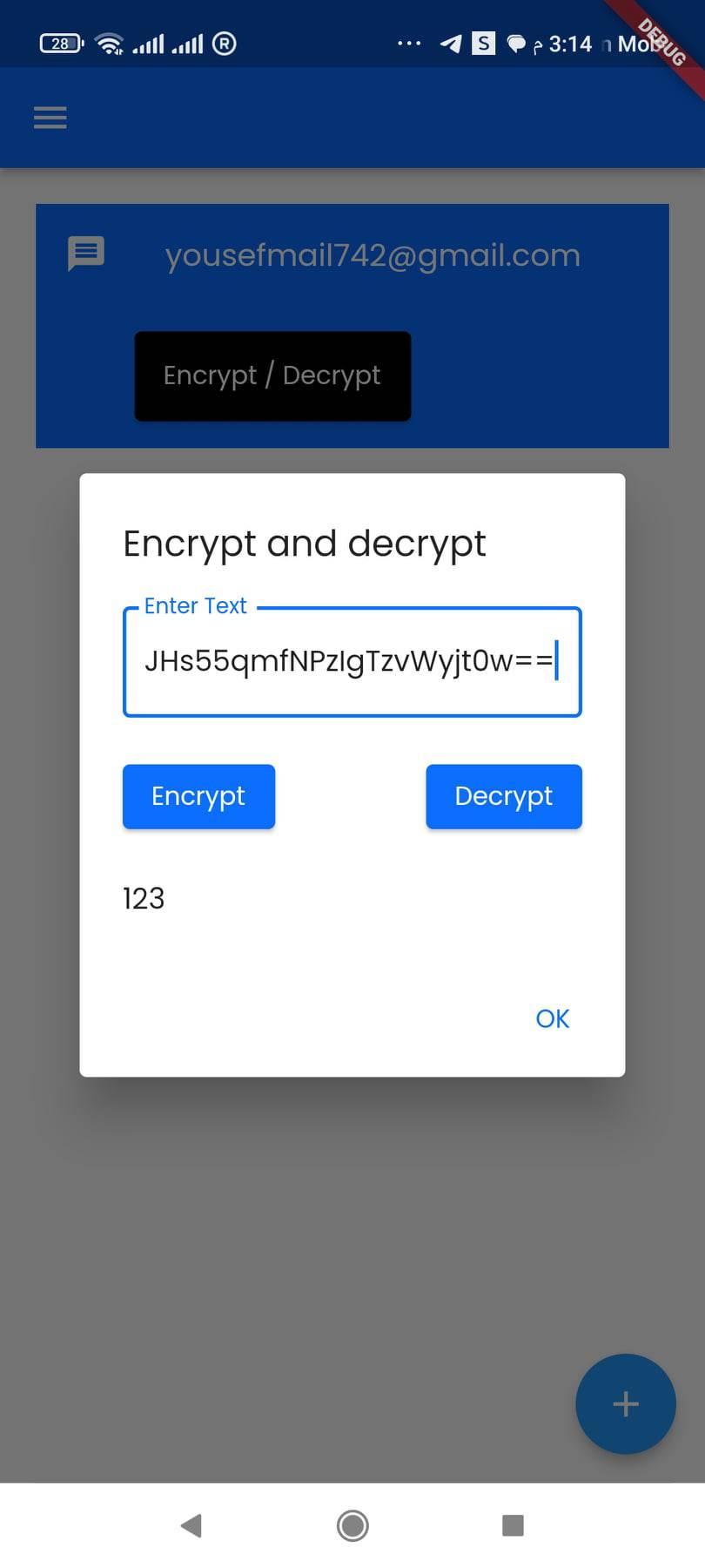 Encrypt message