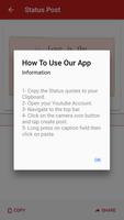 Status for Videos Stories - Lovely Quotes ภาพหน้าจอ 2