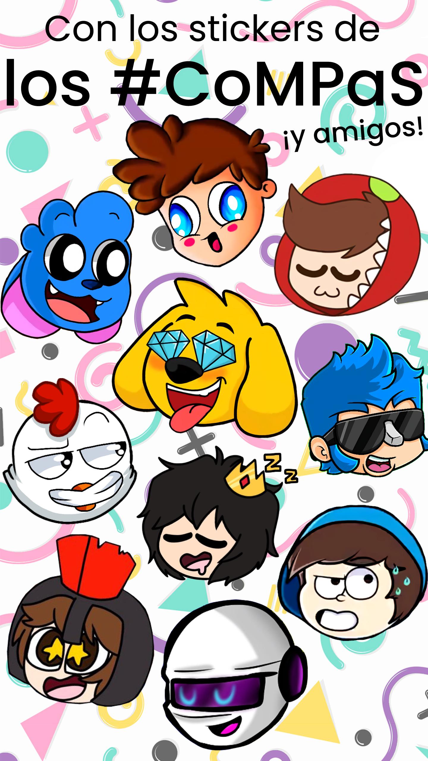 Stickerstube Stickers De Youtubers For Android Apk Download - kawaii dibujo de rodny roblox