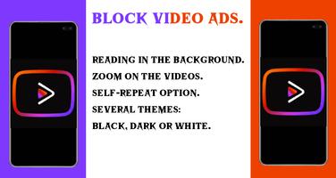 Vanced tube : block ads الملصق