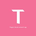 Tingers,Social Network app icon