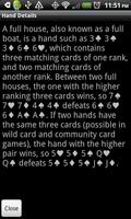 Poker Hands Screenshot 1