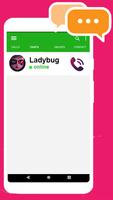 Chat Talk With Ladybug Miraculous - Live Prank syot layar 1