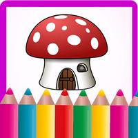Mushroom Coloring Games screenshot 2