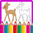 Deer Coloring Games ikon
