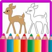 Deer Coloring Games syot layar 2