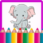 Elephant Coloring Games-icoon