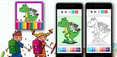 Giganotosaurus Coloring Games screenshot 1