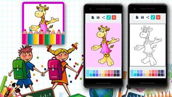 پوستر Giraffe Coloring Games