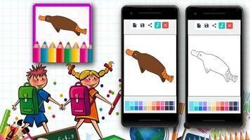 Platypus Coloring Games poster