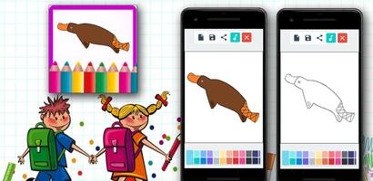 Platypus Coloring Games screenshot 1