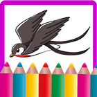 Icona Swallow Coloring Games