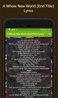 A Whole New Word Song Lyrics - Zaynn Malikk 스크린샷 2