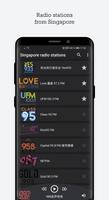 Singapore radio stations Plakat