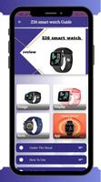 smart watch Z36 Guide plakat