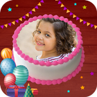 Birthday Cake Editor with Name & Photo Frames 2020 آئیکن